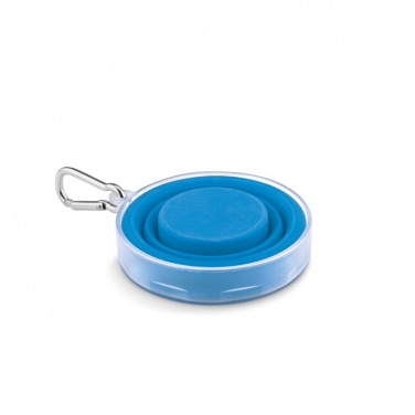 Logo trade promotional products image of: Silicone foldable cup