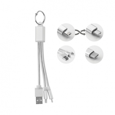 Logotrade promotional merchandise photo of: key ring with USB type C cable Salaspils