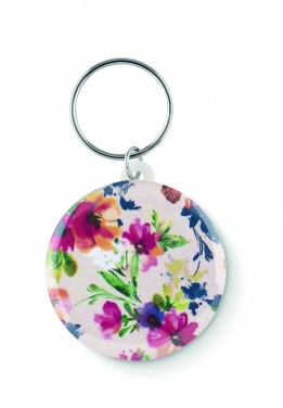 Logo trade promotional merchandise picture of: Small pin button key ring Tukums