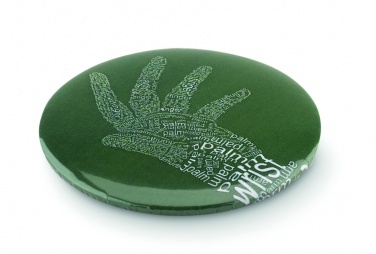 Logo trade promotional giveaways picture of: Mirror button metal