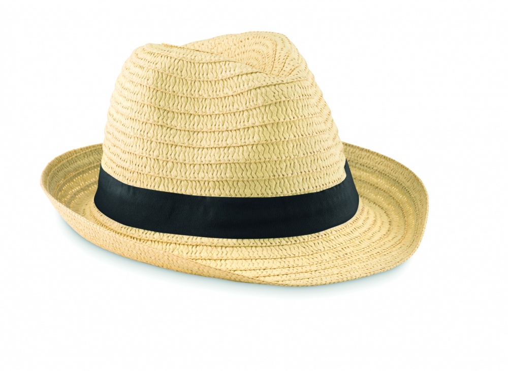 Logo trade corporate gifts image of: Paper straw hat