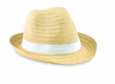 Logo trade promotional merchandise image of: Paper straw hat