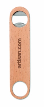 Logotrade promotional gift picture of: Wooden bottle opener