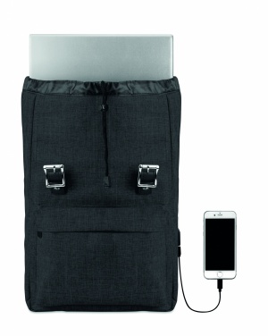 Logo trade promotional product photo of: Backpack in 600D polyester