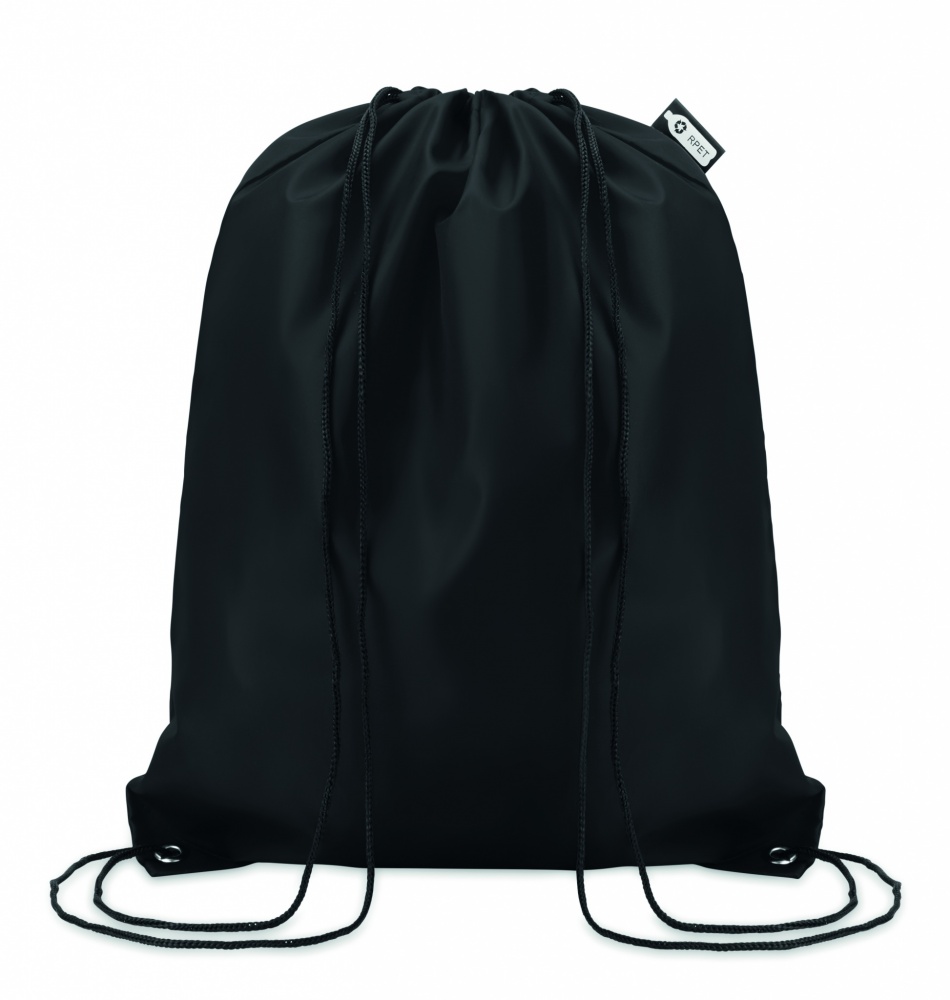 Logo trade advertising products picture of: 190T RPET drawstring bag