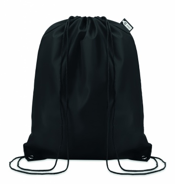 Logo trade promotional merchandise photo of: 190T RPET drawstring bag