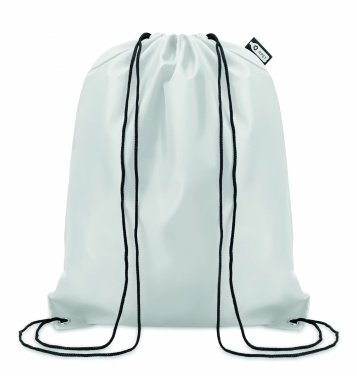 Logo trade promotional gifts picture of: 190T RPET drawstring bag