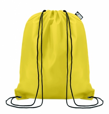 Logo trade promotional items image of: 190T RPET drawstring bag