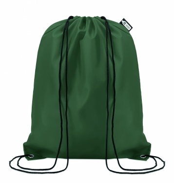 Logo trade promotional gifts image of: 190T RPET drawstring bag