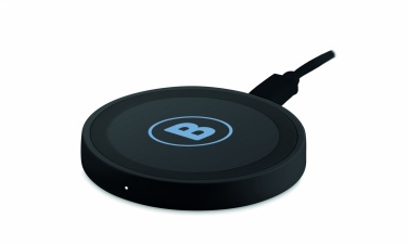 Logo trade business gifts image of: Small wireless charger 5W
