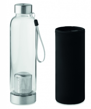 Logo trade promotional gift photo of: Single wall glass bottle 500ml