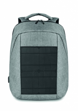 Logo trade corporate gifts image of: Backpack solar