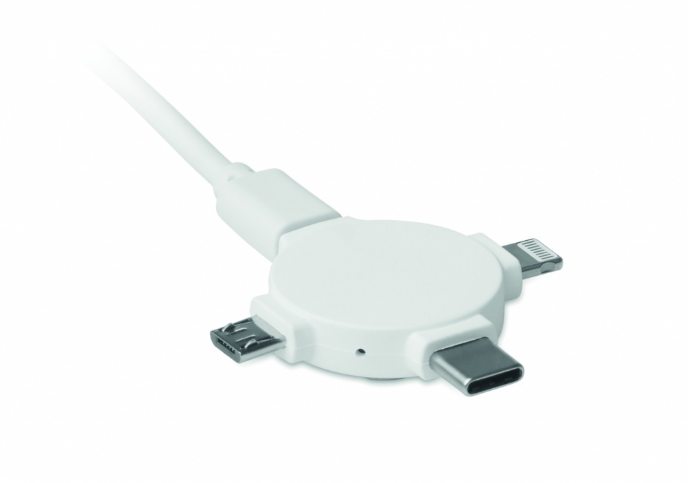 Logo trade advertising products image of: 3 in 1 cable adapter