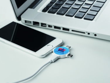 Logo trade advertising products image of: 3 in 1 cable adapter