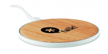 Logotrade promotional giveaway image of: Wireless charger round 5W TISPAD