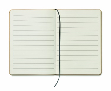 Logo trade advertising product photo of: A5 recycled notebook 80 lined