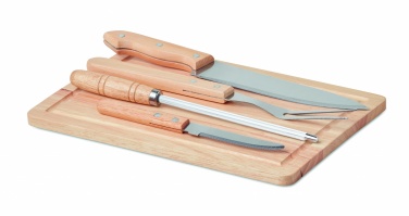 Logo trade promotional product photo of: Set of 4 BBQ Grilling accessori