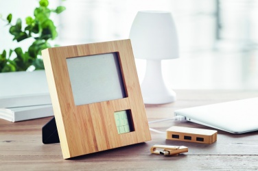 Logotrade promotional gift image of: Photo frame with weather statio