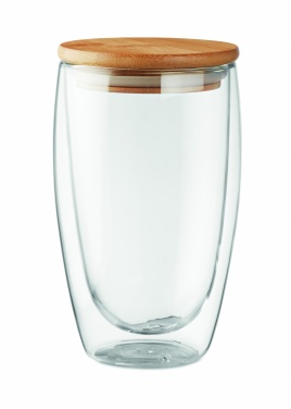 Logo trade advertising product photo of: Double wall  glass 450 ml Frankfurt