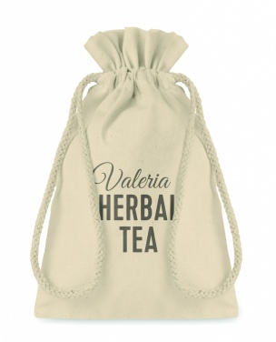 Logo trade promotional giveaway photo of: Small Cotton draw cord bag