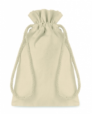 Logo trade promotional items picture of: Small Cotton draw cord bag