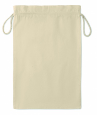 Logo trade promotional gifts picture of: Large Cotton draw cord bag 30 x 47 cm