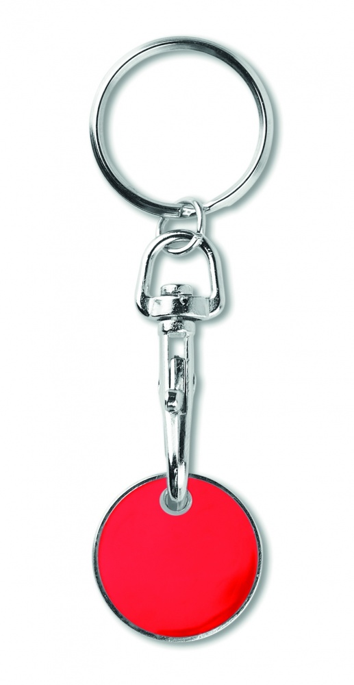 Logo trade advertising product photo of: Key ring token (€uro token)