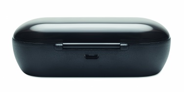 Logo trade promotional merchandise image of: TWS earbuds with charging box
