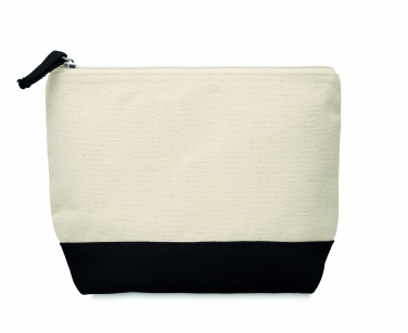 Logo trade promotional product photo of: Bicolour cotton cosmetic bag