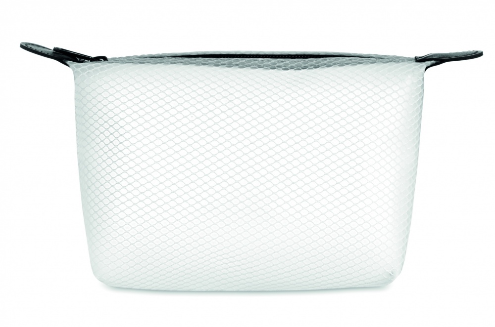 Logo trade promotional merchandise picture of: Mesh EVA toiletry bag
