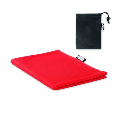 Logo trade promotional items picture of: RPET sports towel and pouch