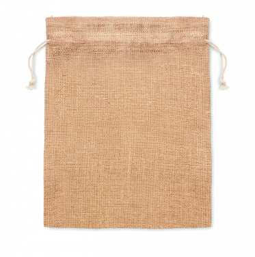 Logo trade promotional giveaways picture of: Medium jute gift bag 25 x 32cm