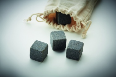 Logotrade promotional giveaways photo of: 4 stone ice cubes in  pouch
