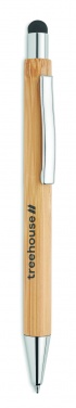 Logotrade promotional merchandise photo of: Bamboo ballpoint pen with blue ink