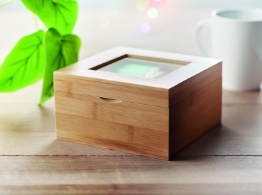 Logotrade advertising products photo of: Bamboo tea box