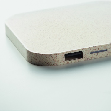 Logotrade promotional item picture of: Hub charger wheat straw/ABS 5W