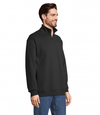 Logo trade advertising products picture of: CONRAD Sweat Zip Collar
