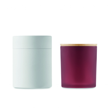 Logo trade promotional merchandise photo of: Plant based wax candle 200 gr