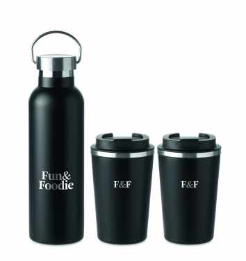 Logotrade advertising product picture of: Stainless steel double wall set