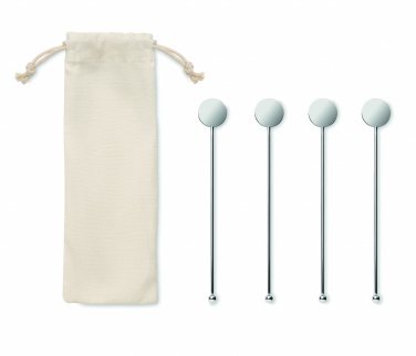 Logotrade promotional merchandise image of: Stainless steel stirrers set