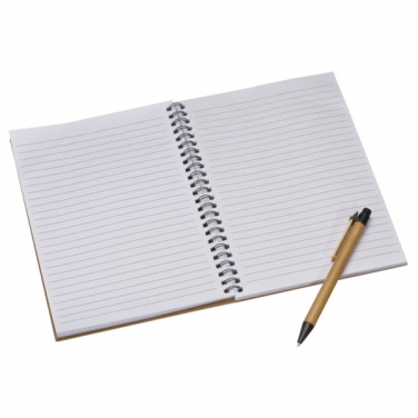 Logo trade promotional item photo of: A5 ECO Notepad KENTWOOD