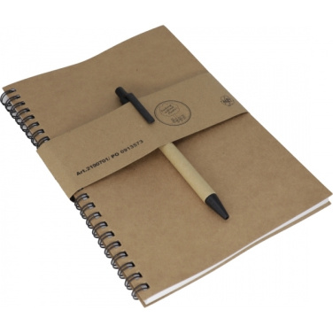 Logotrade advertising product picture of: A5 ECO Notepad KENTWOOD