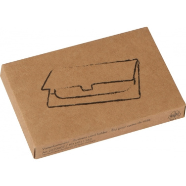 Logotrade promotional item picture of: Metal business card holder CORNWALL