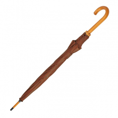 Logo trade promotional items image of: Wooden automatic umbrella NANCY