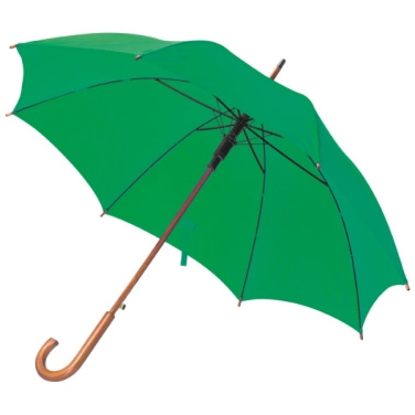 Logotrade promotional item picture of: Wooden automatic umbrella NANCY