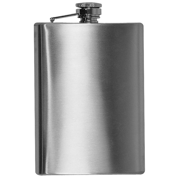 Logotrade promotional product picture of: Stainless steel hip flask KANSAS CITY 237 ml