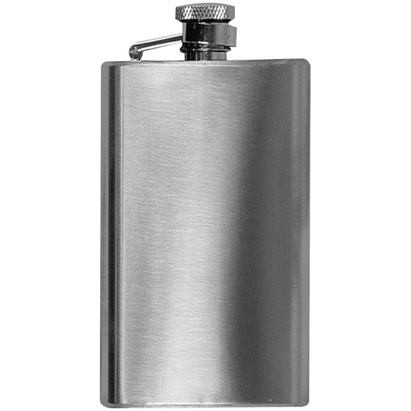 Logo trade corporate gifts image of: Stainless steel hip flask FRESNO 104 ml