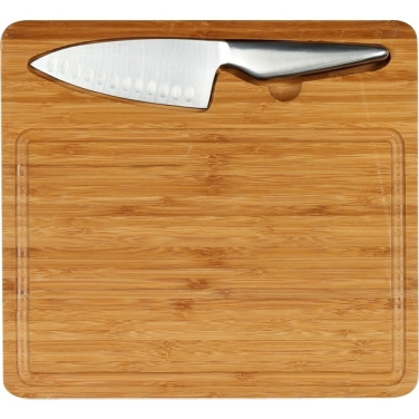 Logotrade promotional merchandise image of: Cutting board with knife MANTOVA