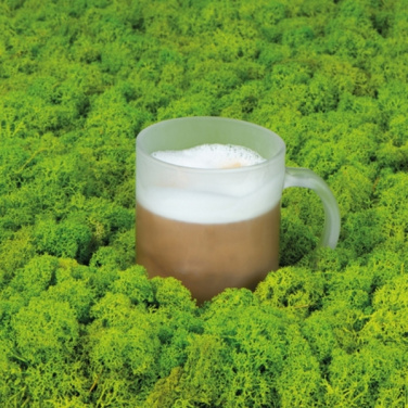 Logo trade promotional item photo of: Glass coffee mug GENEVA 300 ml