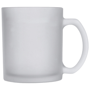 Logotrade promotional giveaway image of: Glass coffee mug GENEVA 300 ml